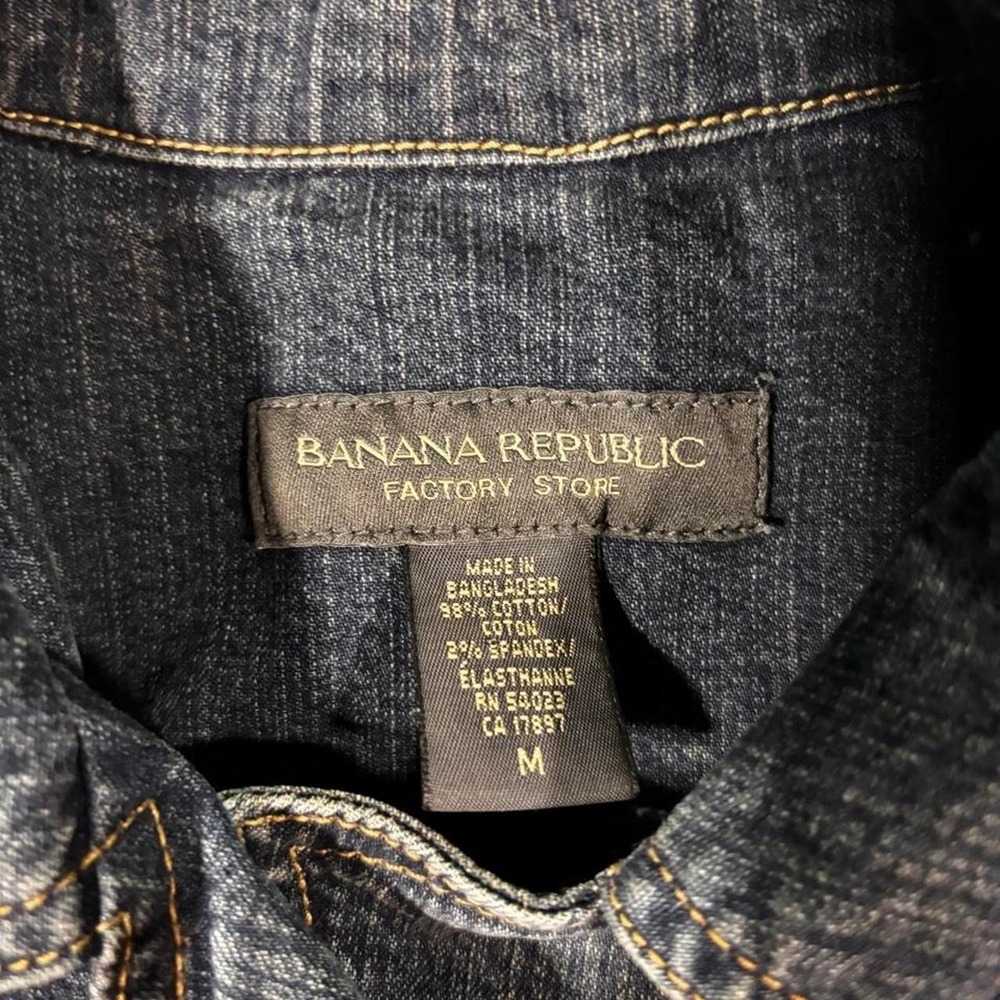 Vintage Denim Banana Republic Navy Jacket - Picture 8 of 8
